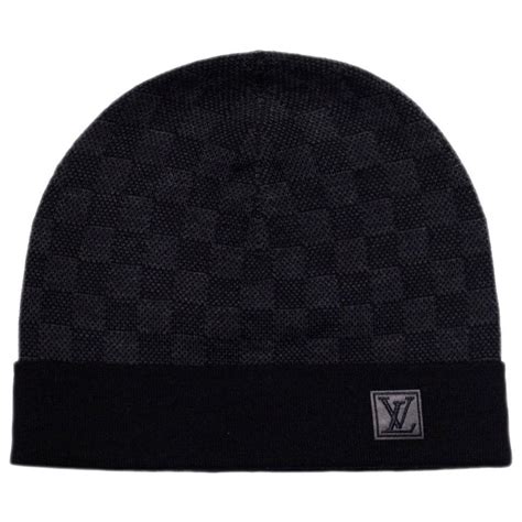 grey louis vuitton beanie|Louis Vuitton black beanie.